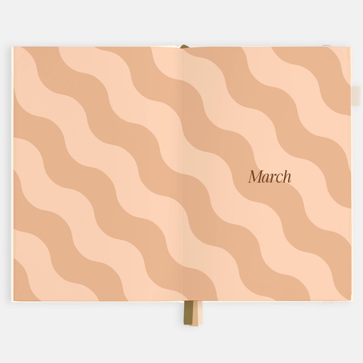 2026 Creme A5 Vertical Planner