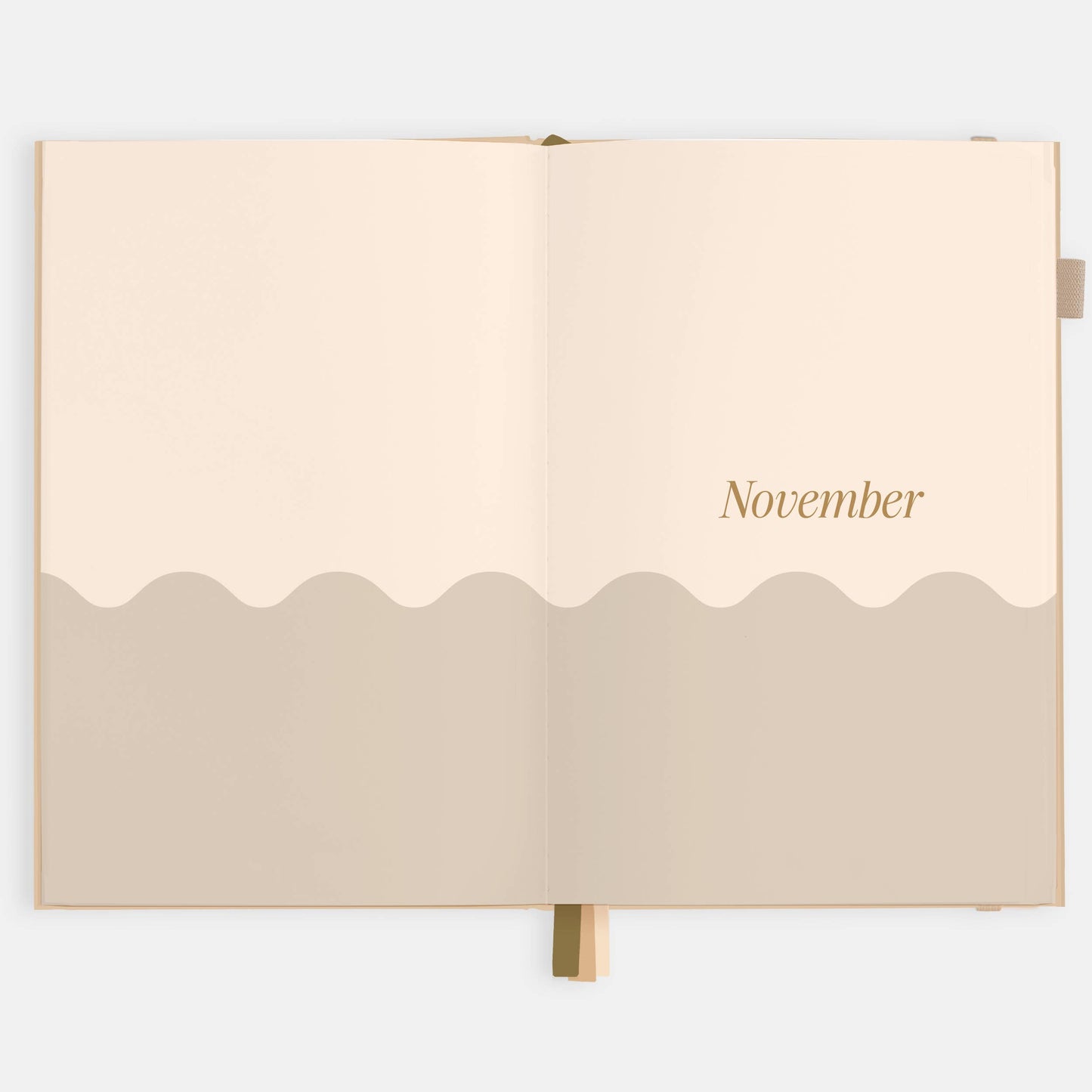 2026 Taupe A5 Horizontal Planner