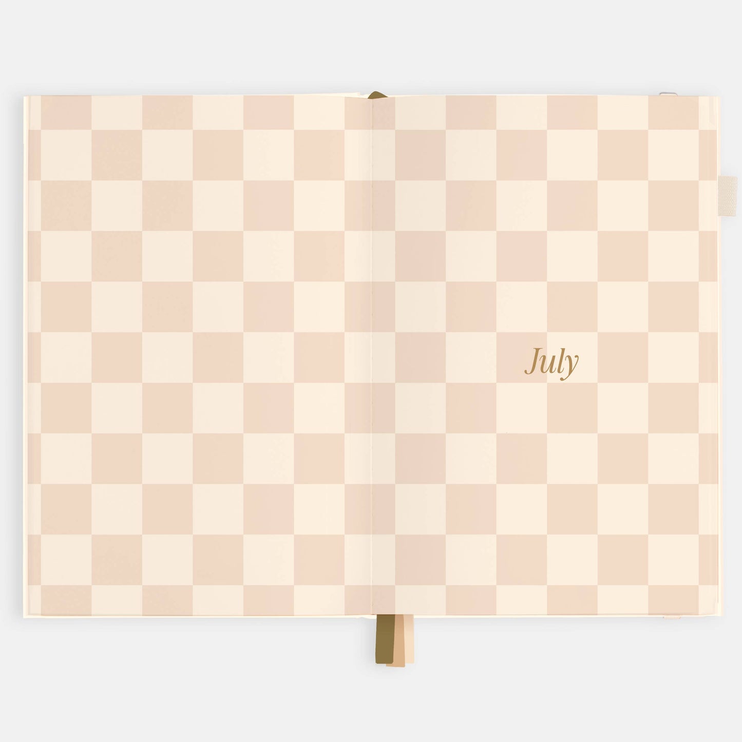 2026 Creme A5 Vertical Planner