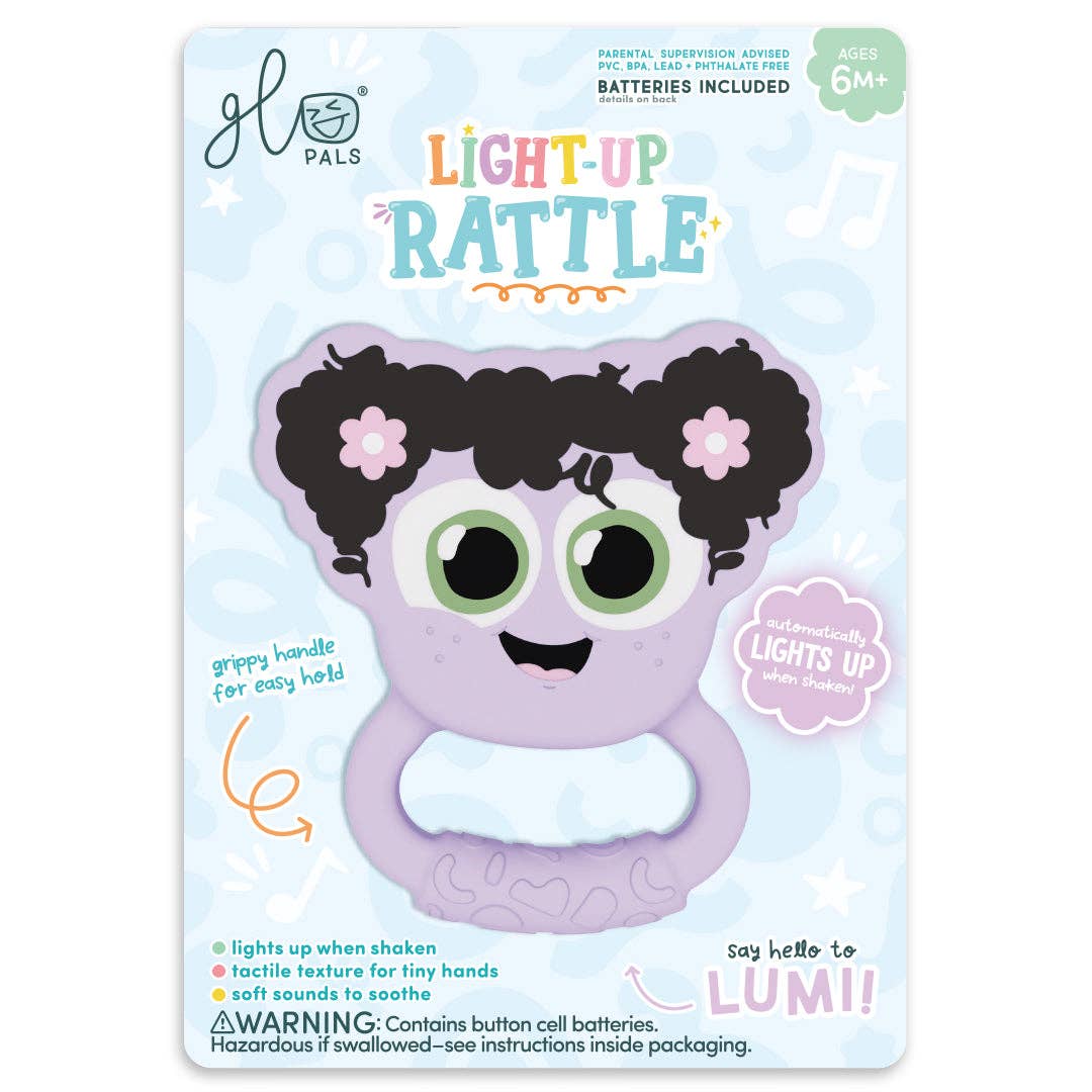 Jellystone Designs - Glo Pal Light Up Rattle: LUMI