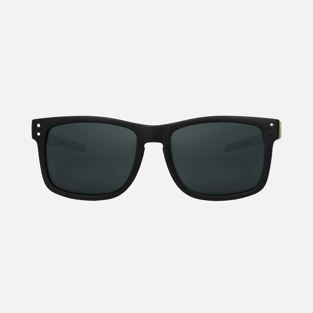 SMOKO SAFETY MATT BLACK- GREY POLARIZED LENS