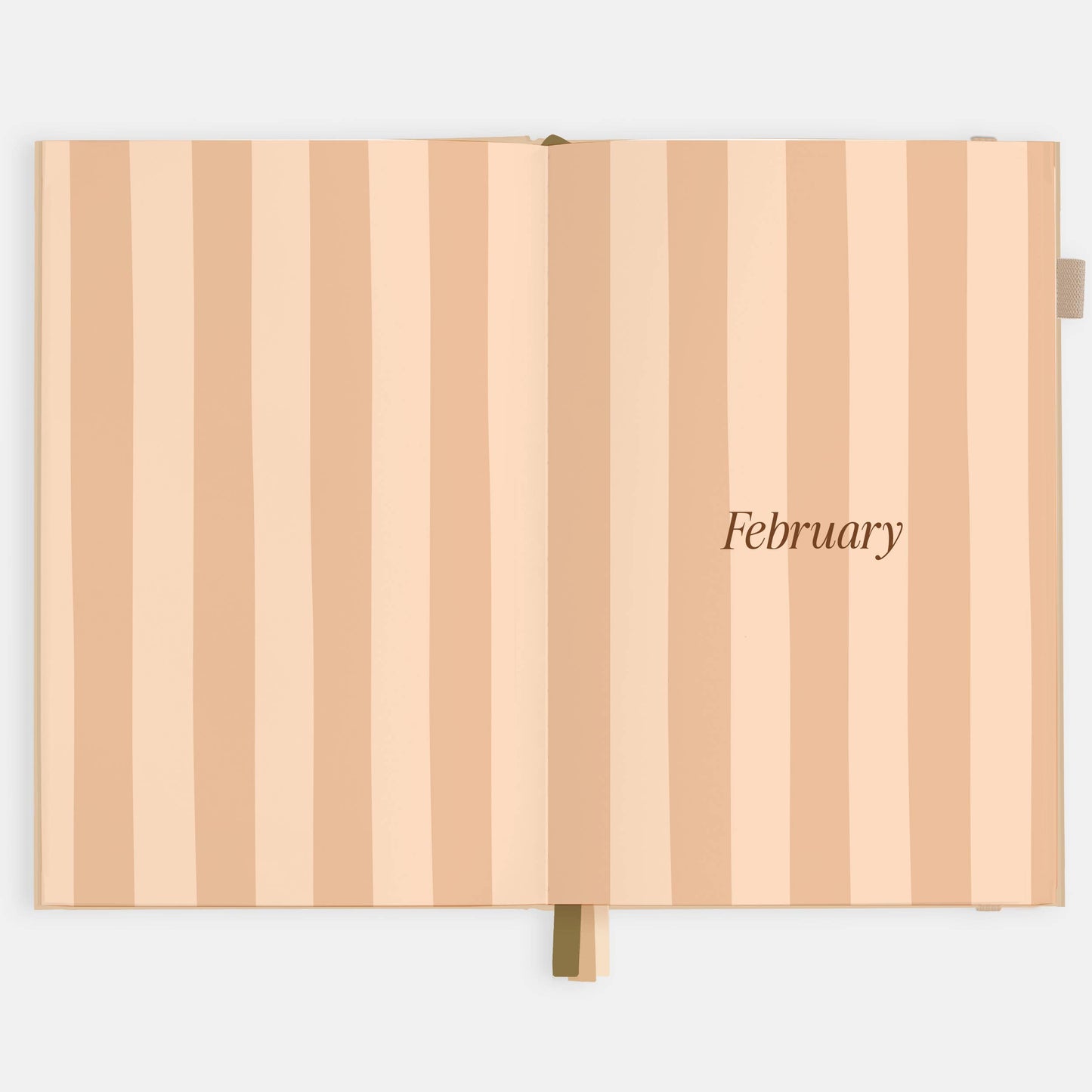 2026 Taupe A5 Horizontal Planner