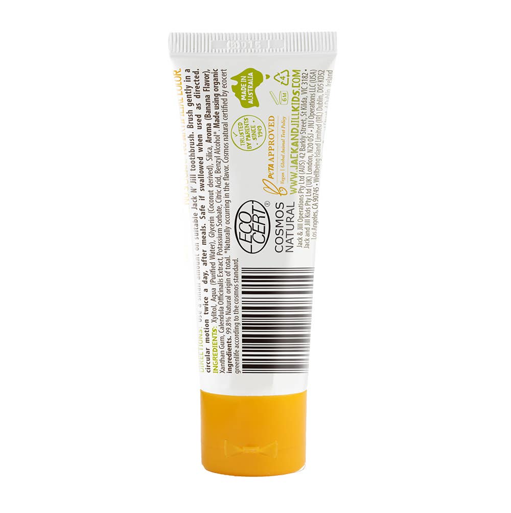 Jack N' Jill Natural Certified Toothpaste Banana 50g