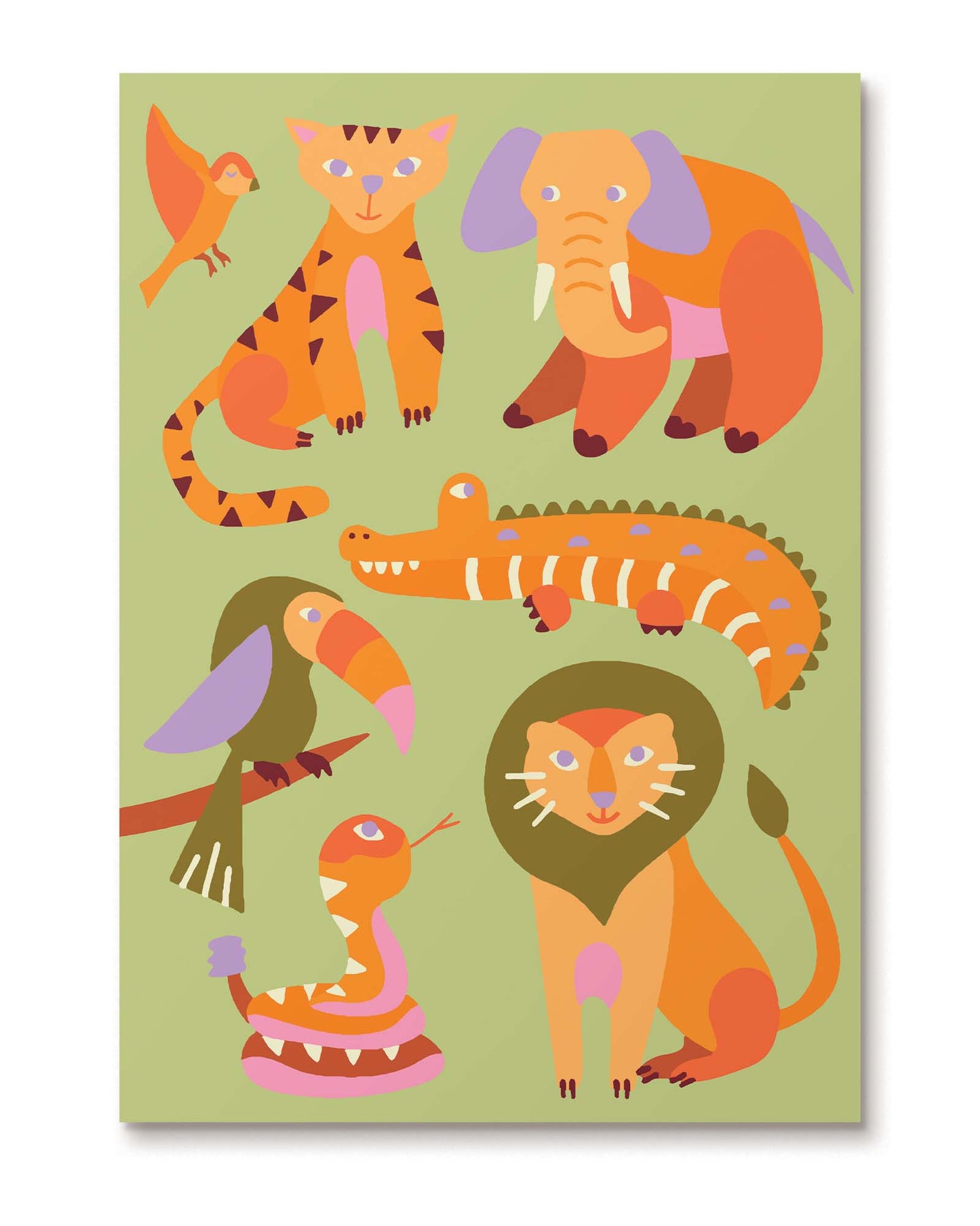 Kids Paint by Numbers - Little Safari