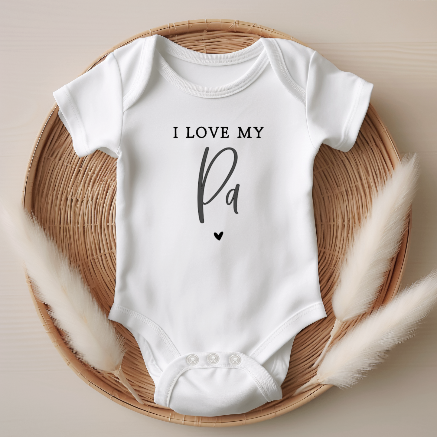 Customised ' I love my Daddy' Father's Day Onesie