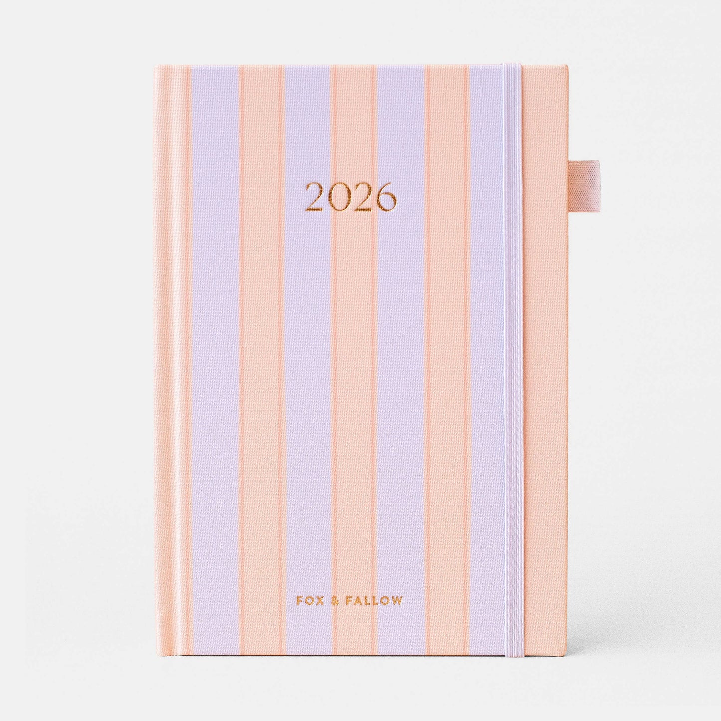 2026 Powder Stripe A5 Academic Vertical Planner