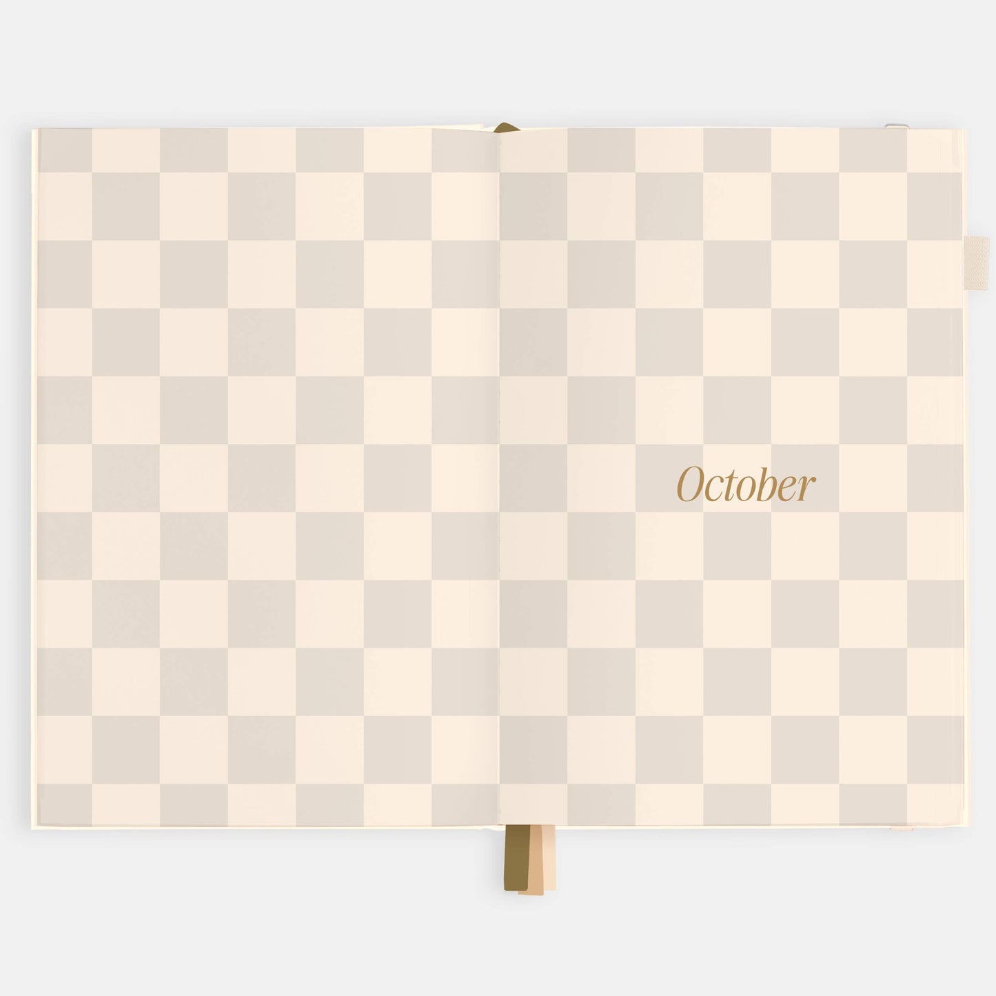 2026 Creme A5 Vertical Planner
