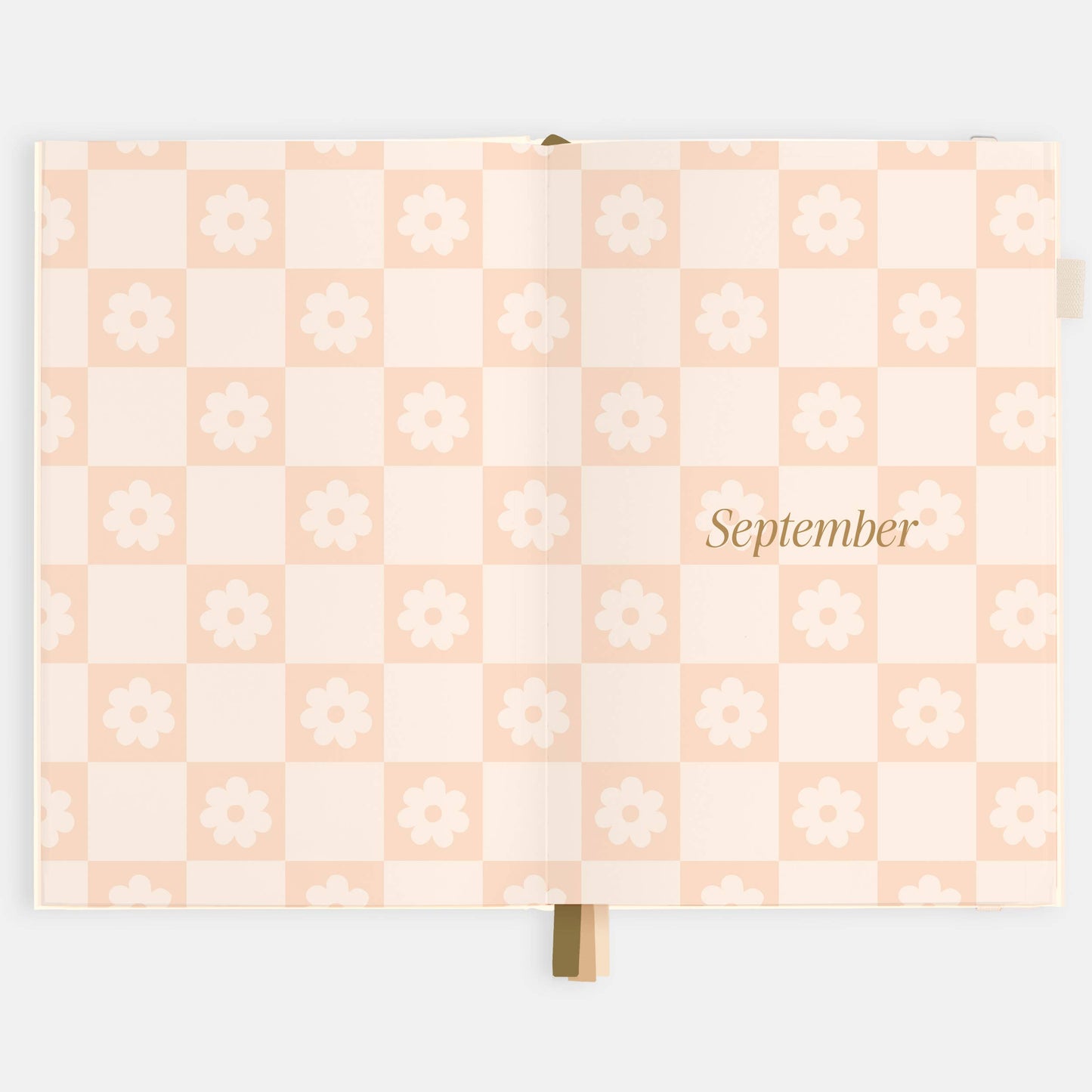 2026 Creme A5 Vertical Planner