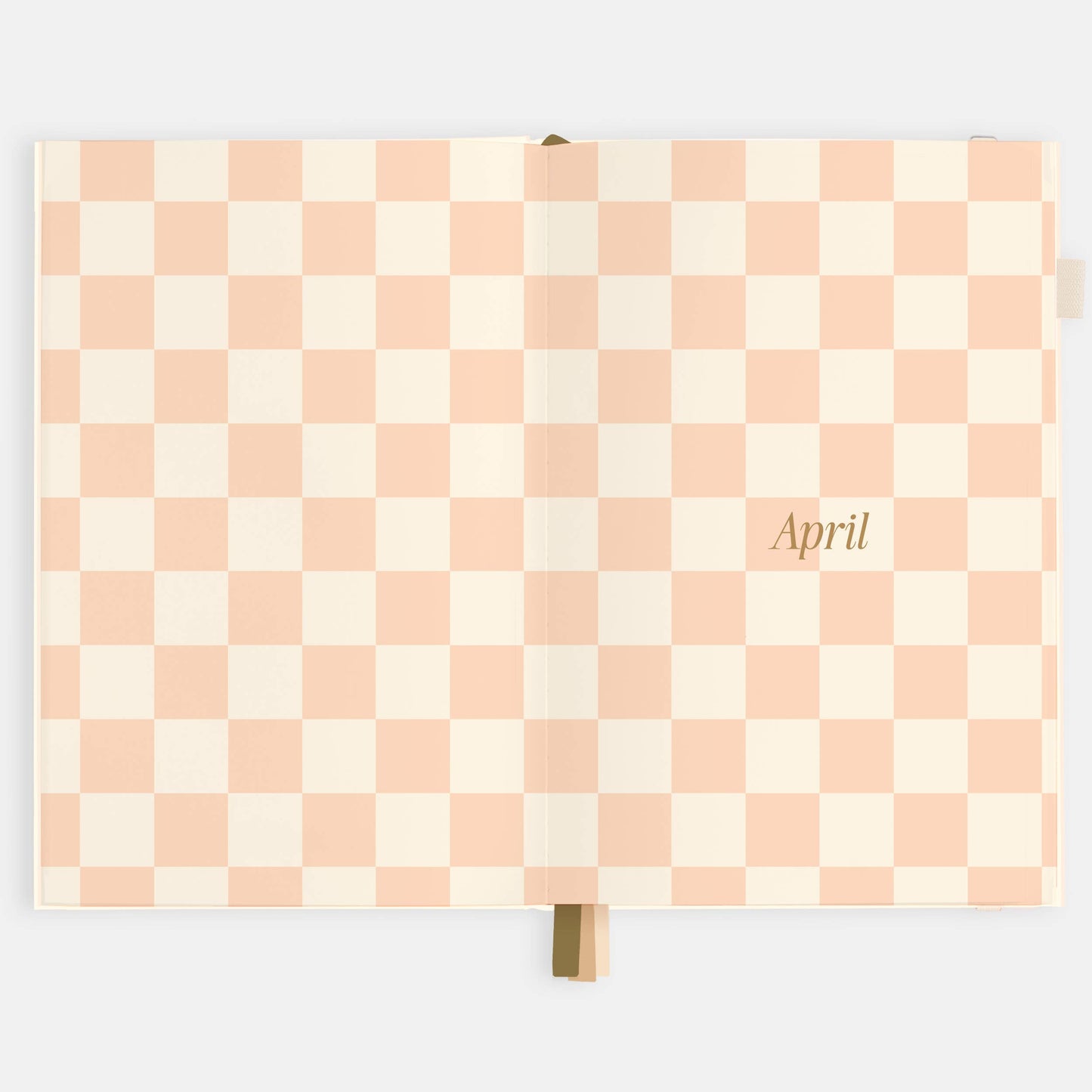 2026 Creme A5 Vertical Planner