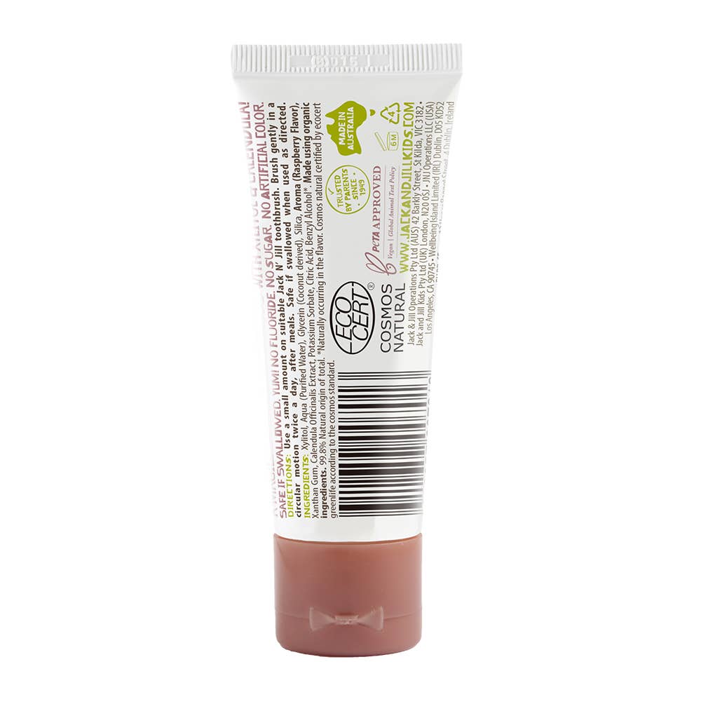 Jack N' Jill Natural Certified Toothpaste Raspberry 50g
