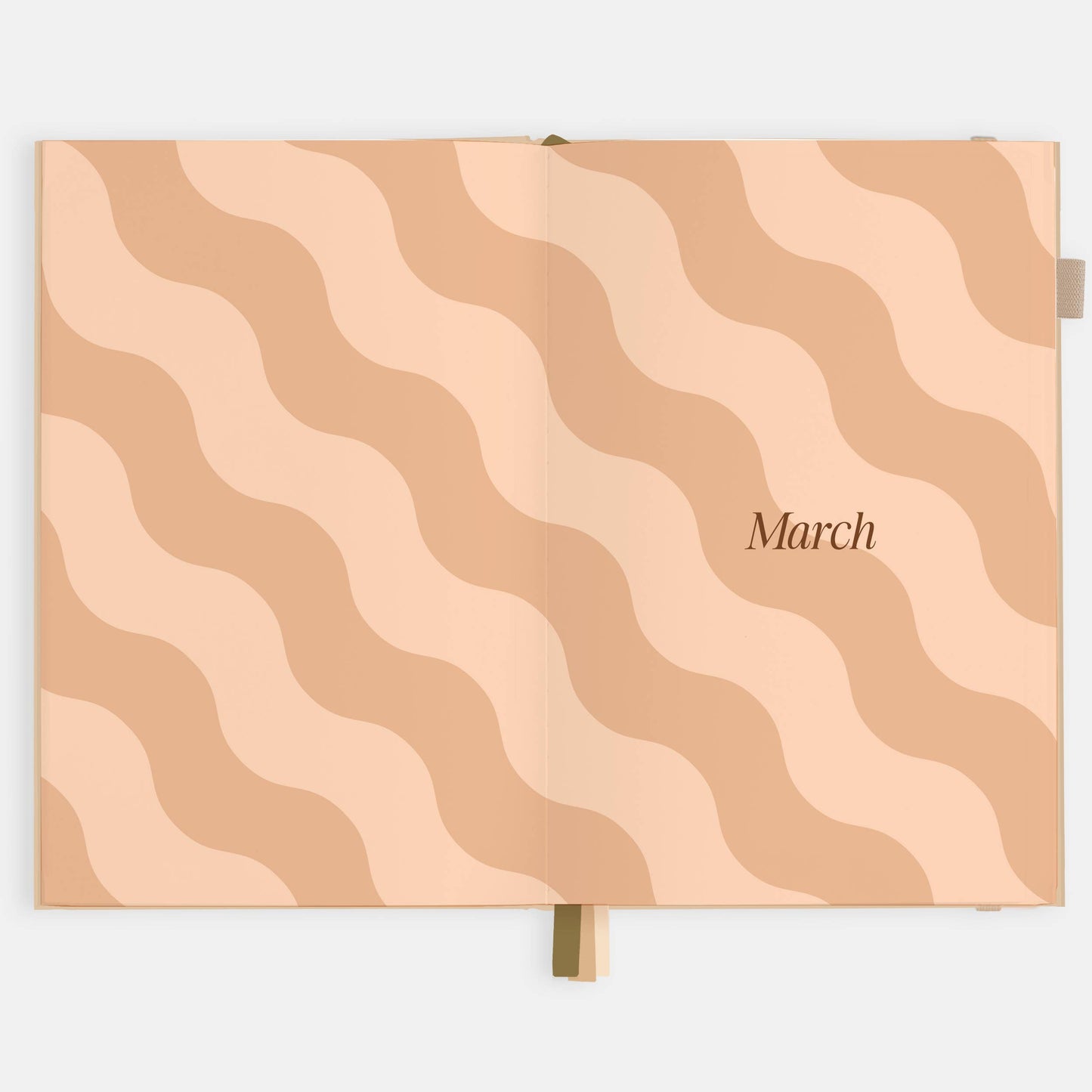 2026 Taupe A5 Horizontal Planner