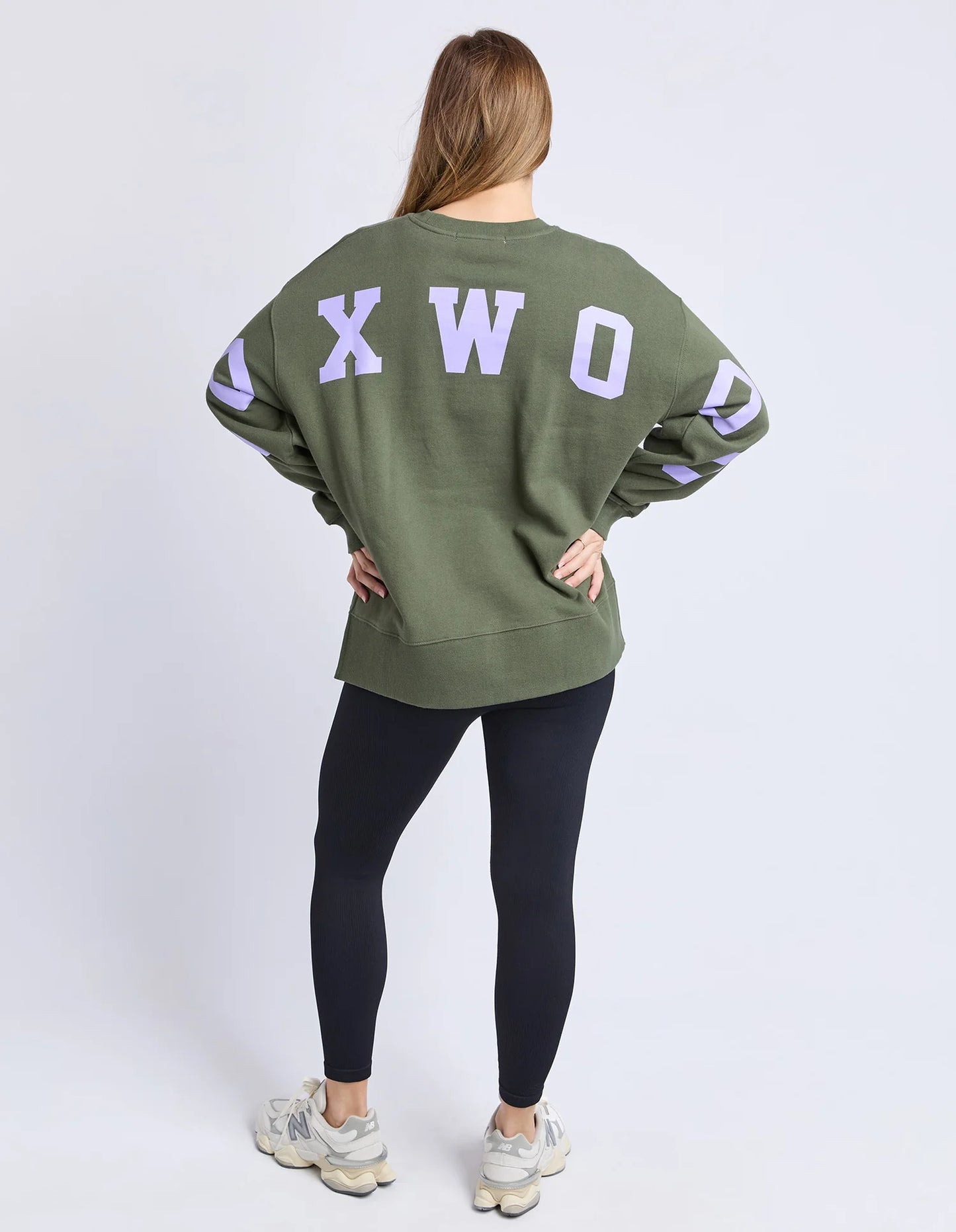 Interval Crew Khaki With Lilac