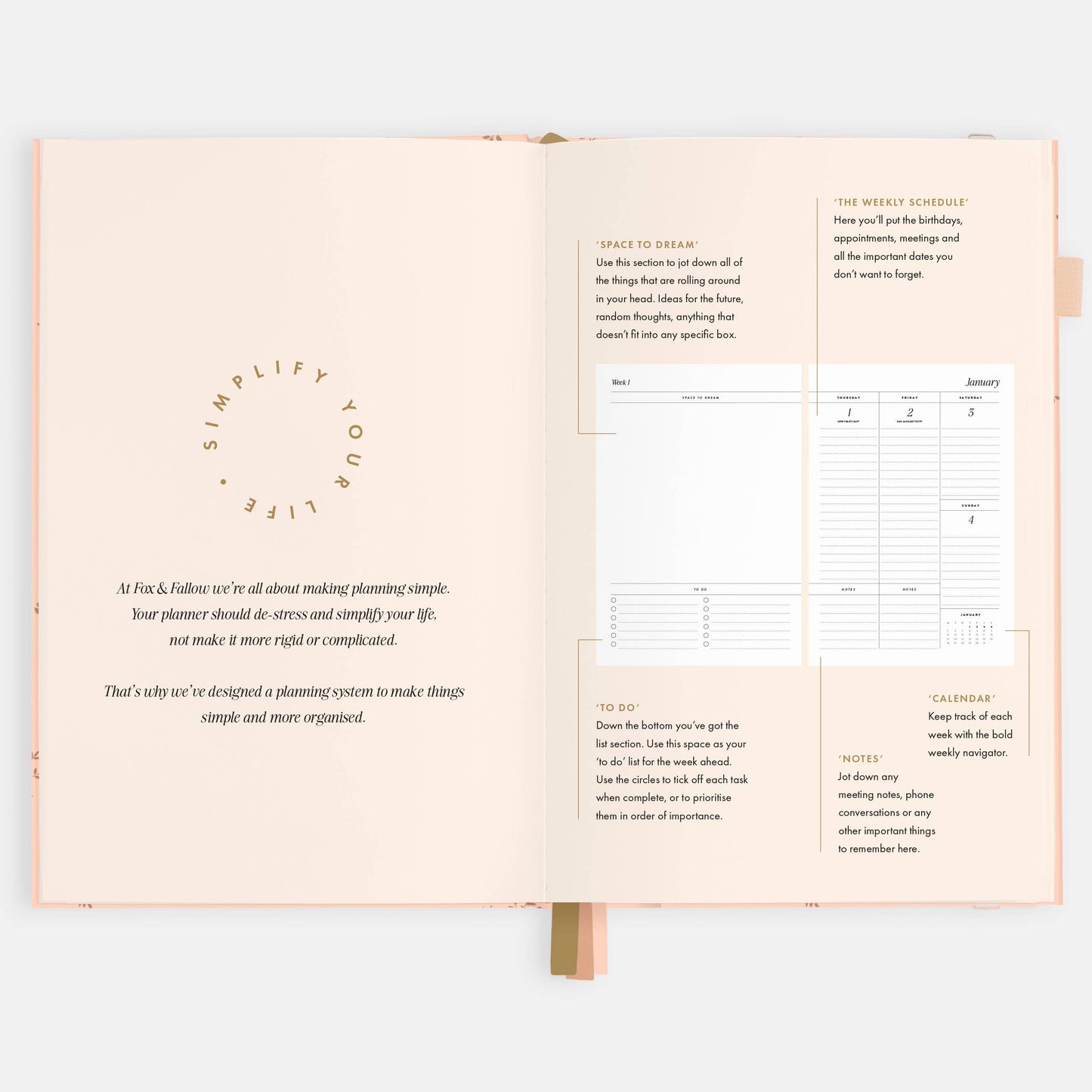 2026 Wild Ruscus A5 Vertical Planner