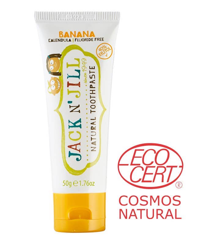 Jack N' Jill Natural Certified Toothpaste Banana 50g