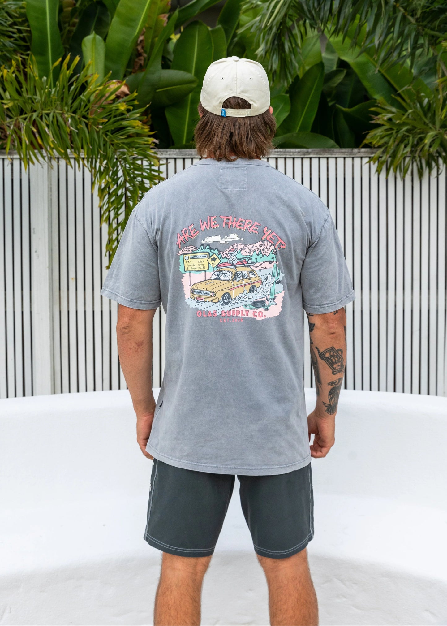 Olas Supply Co - ARE WE THERE YET? TEE
