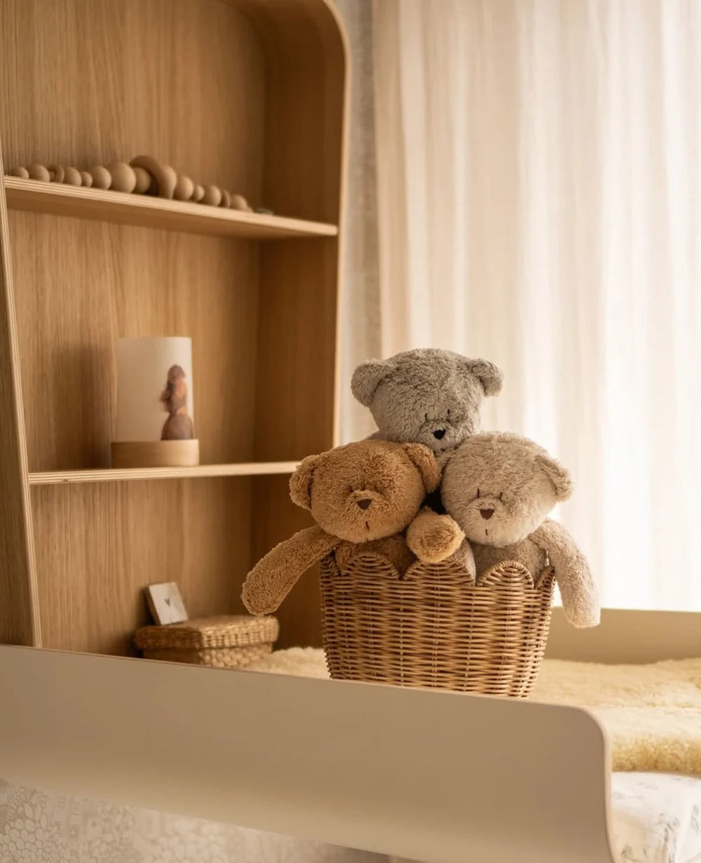 Moonie Organic Humming Bear - Cappuccino