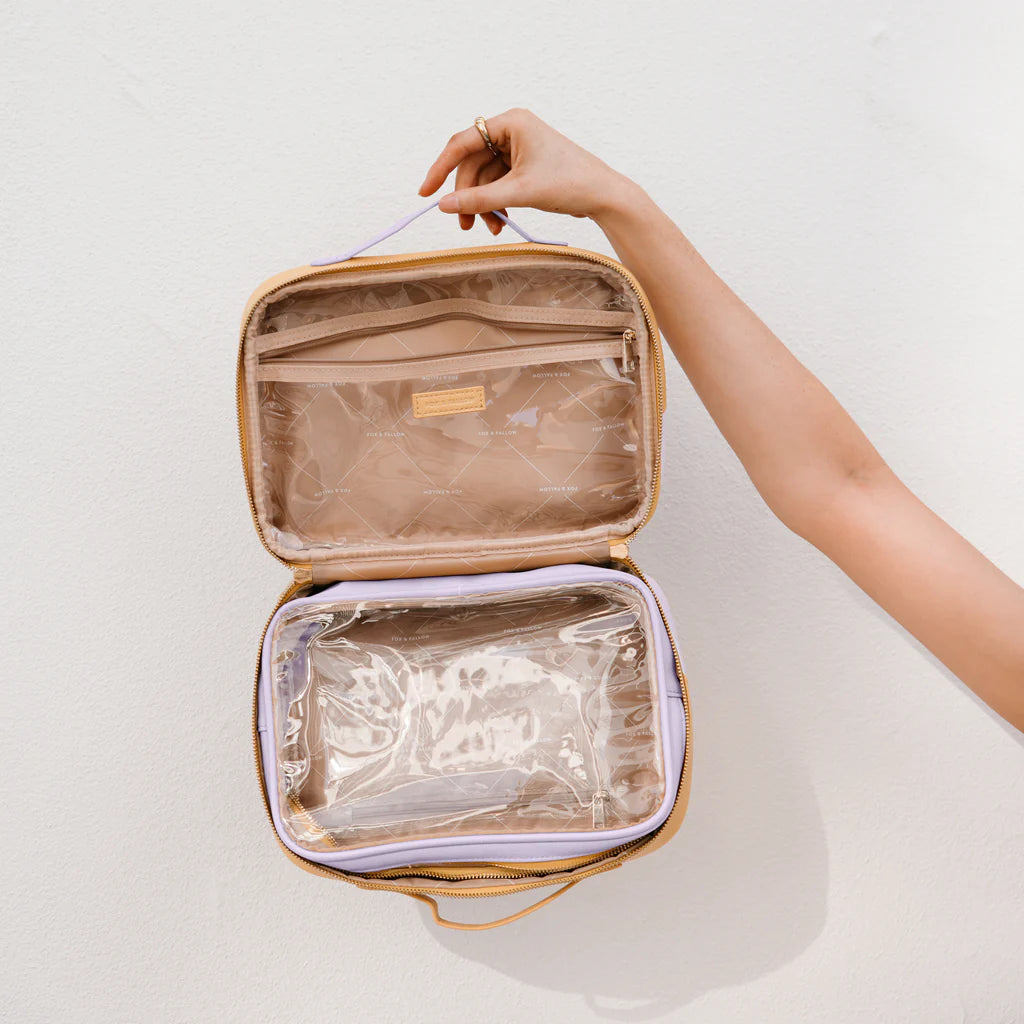 Lilac Ripple Cosmetic Bag