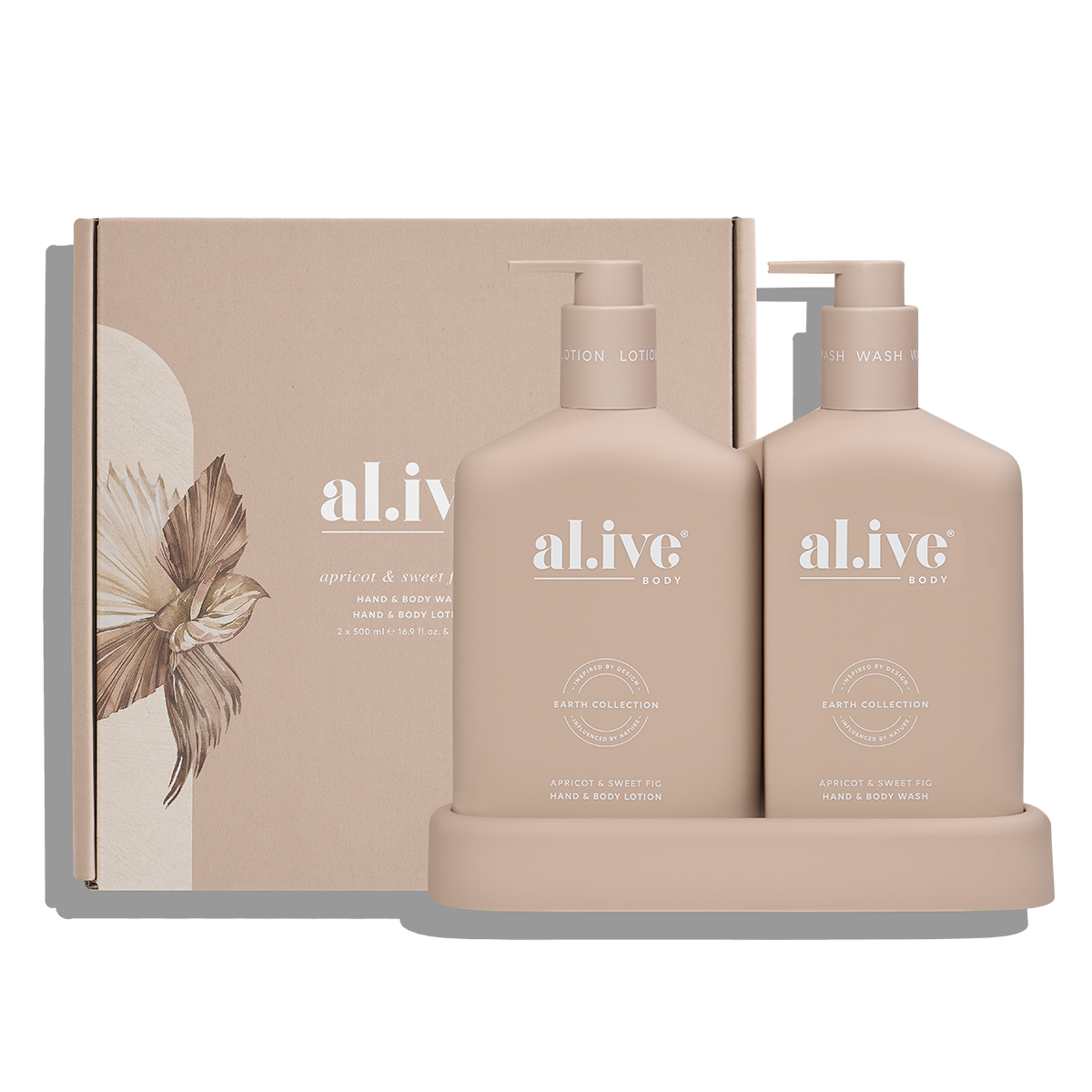 al.ive Hand & Body Wash Duo - Apricot & Sweet Fig