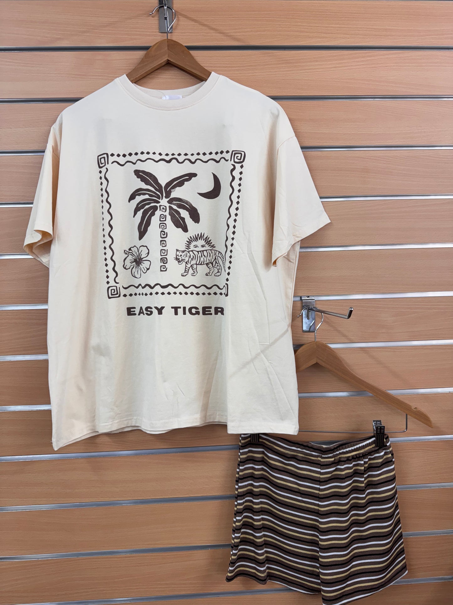By Frankie Easy Tiger Set - Beige