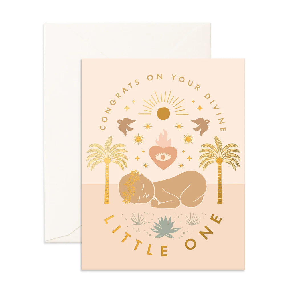 Divine Little One Greeting Card