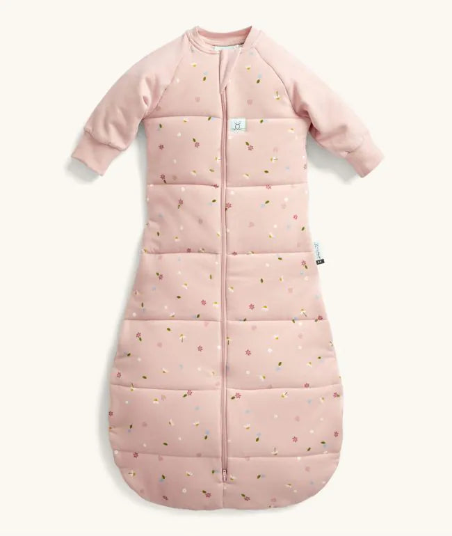 Jersey Sleeping Bag 2.5 TOG Sleeved - Daisies