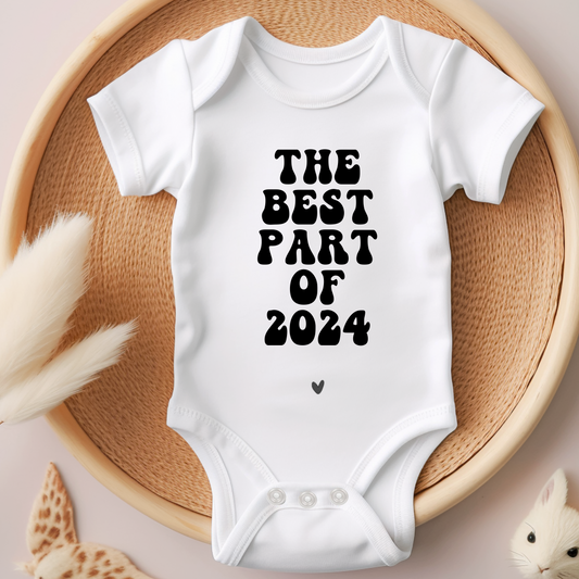 The best part of 2024 Baby Onesie