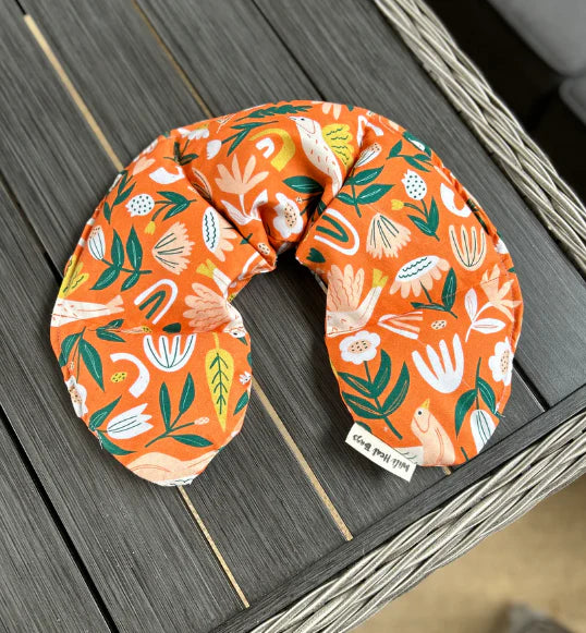 Neck Wrap Heat Bag - Orange Garden