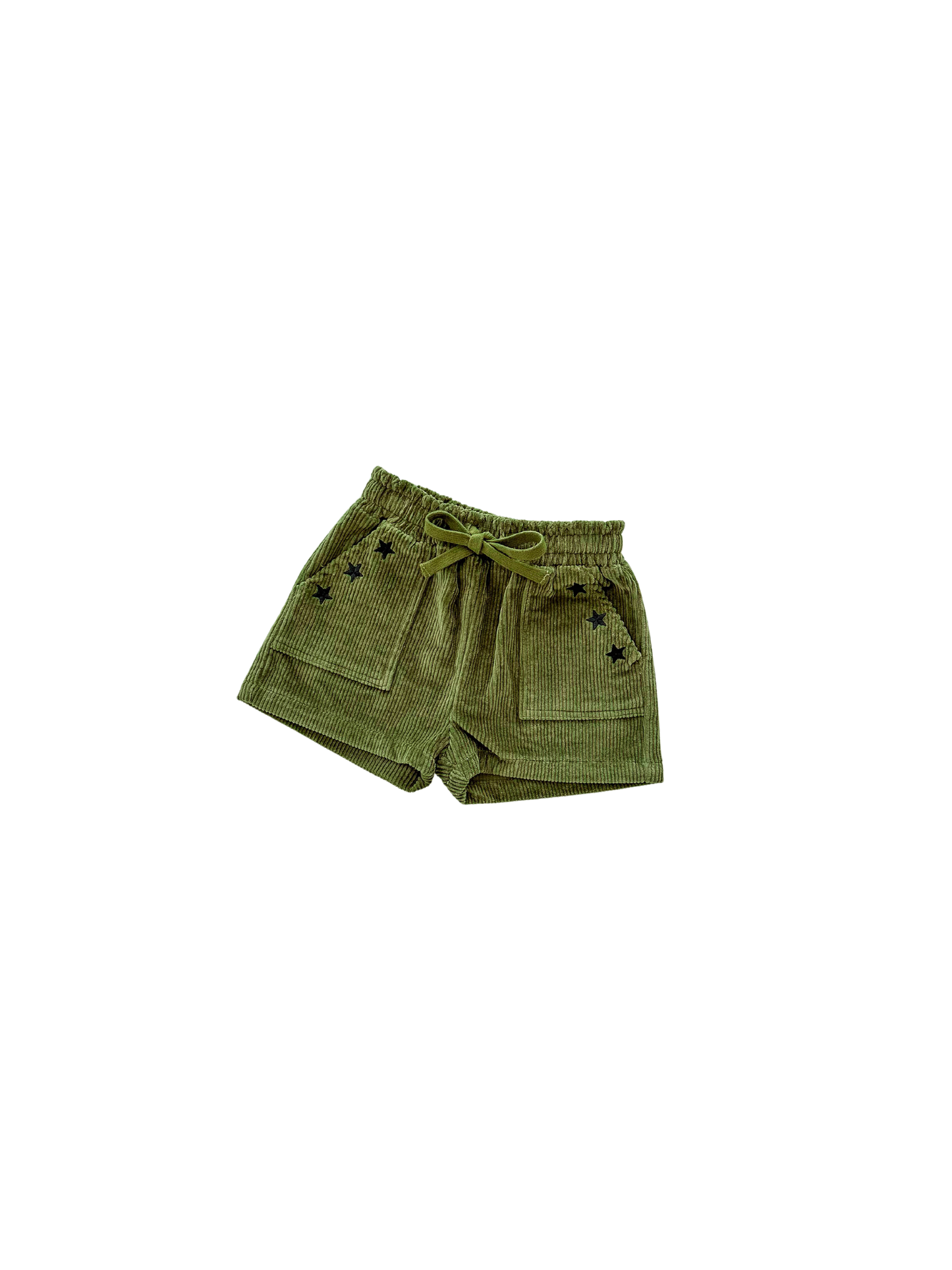 CORD SHORTS | EVERGREEN