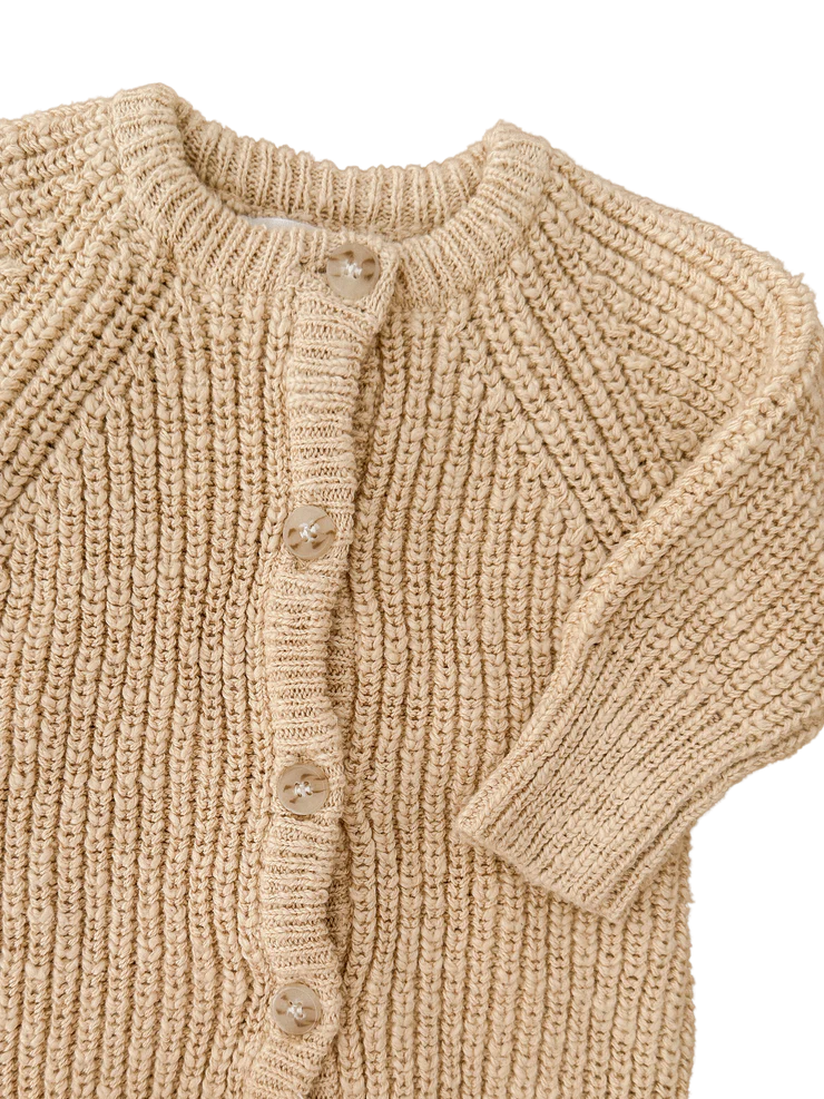 CLASSIC KNIT ROMPER | WHEAT