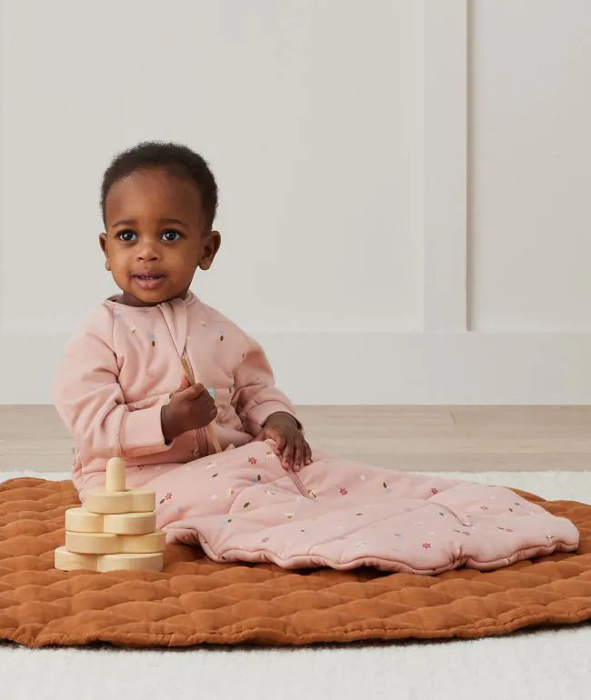 Jersey Sleeping Bag 2.5 TOG Sleeved - Daisies