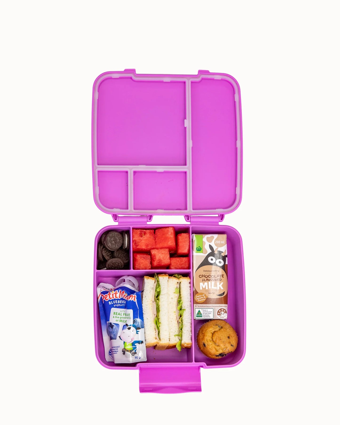 MontiiCo Bento Feast Lunch Box - Fuschia