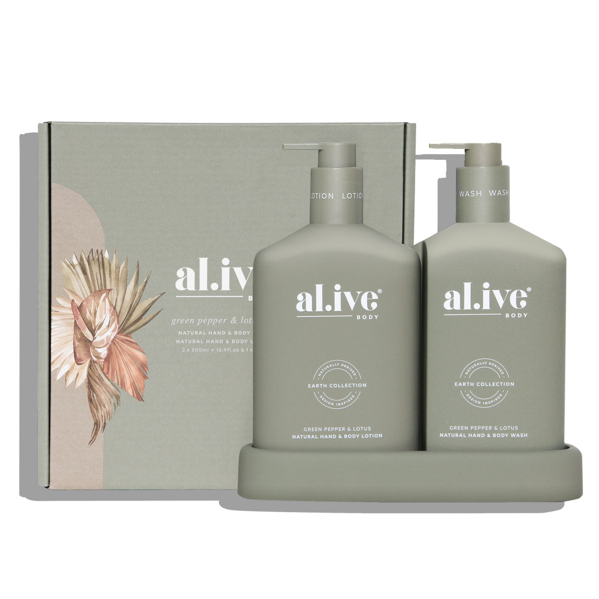 al.ive Hand & Body Wash Duo - Green Pepper & Lotus