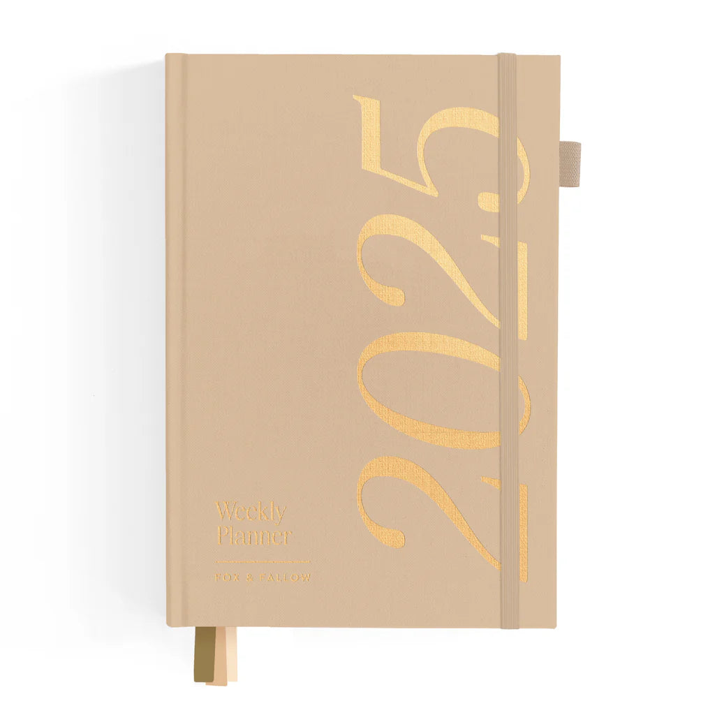 2025 A5 Horizontal Planner - Taupe