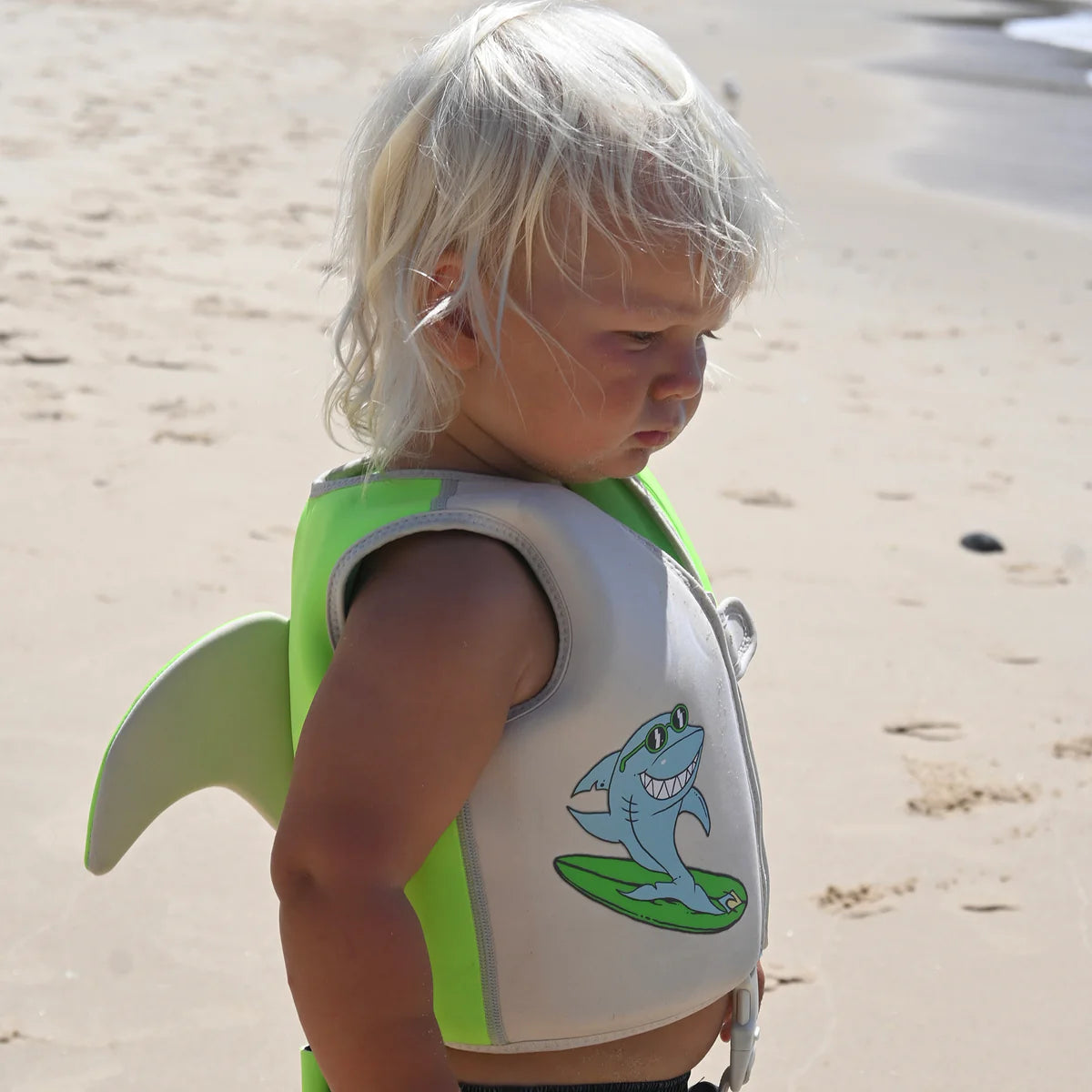 SUNNYLiFE Kids Swim Vest Ripcurl Shred Shark 2-3Y