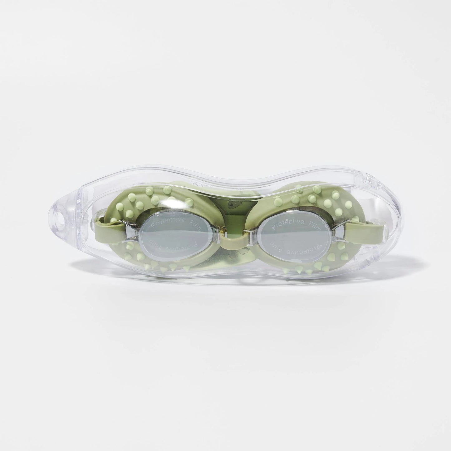 SUNNYLiFE Kids Swim Goggles | Cookie the Croc Khaki