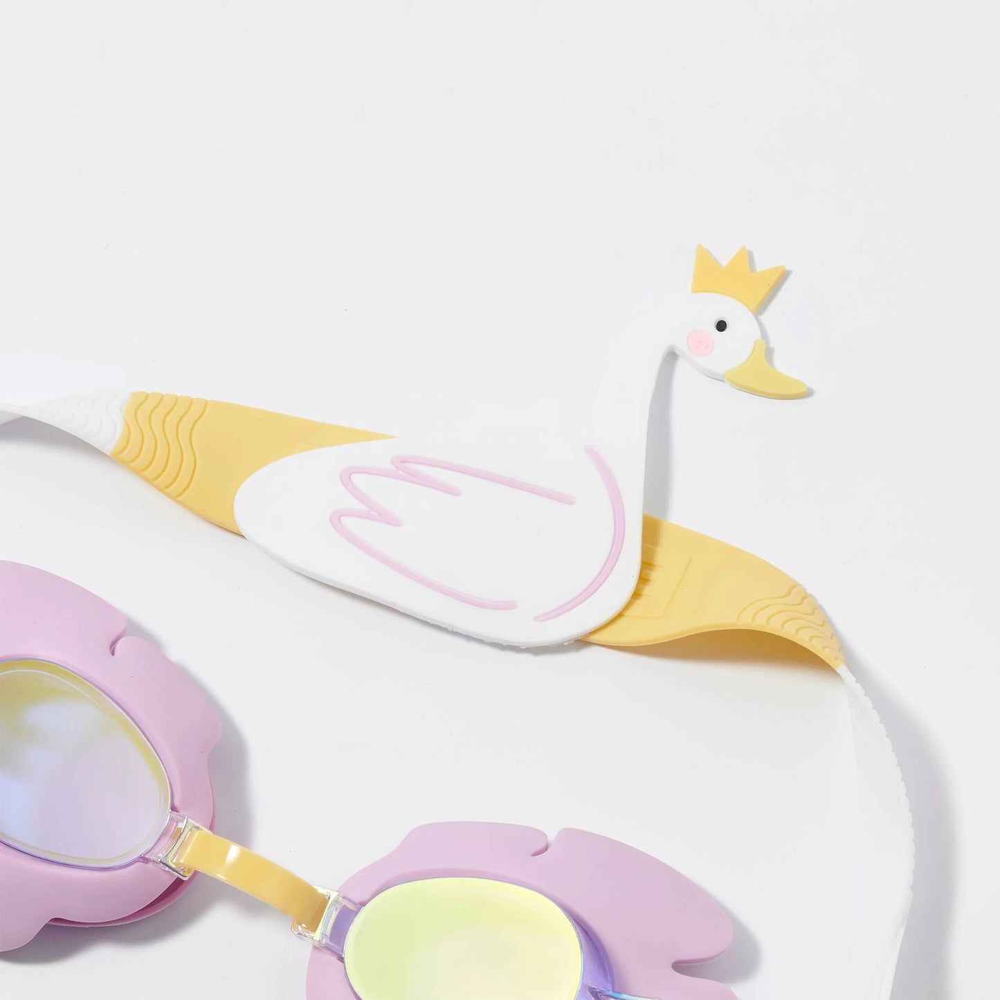SUNNYLiFE Kids Swim Goggles | Princess Swan Multi