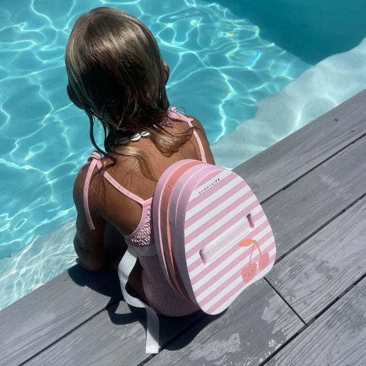 SUNNYLiFE Bubble Back Float | Cotton Candy Cherry