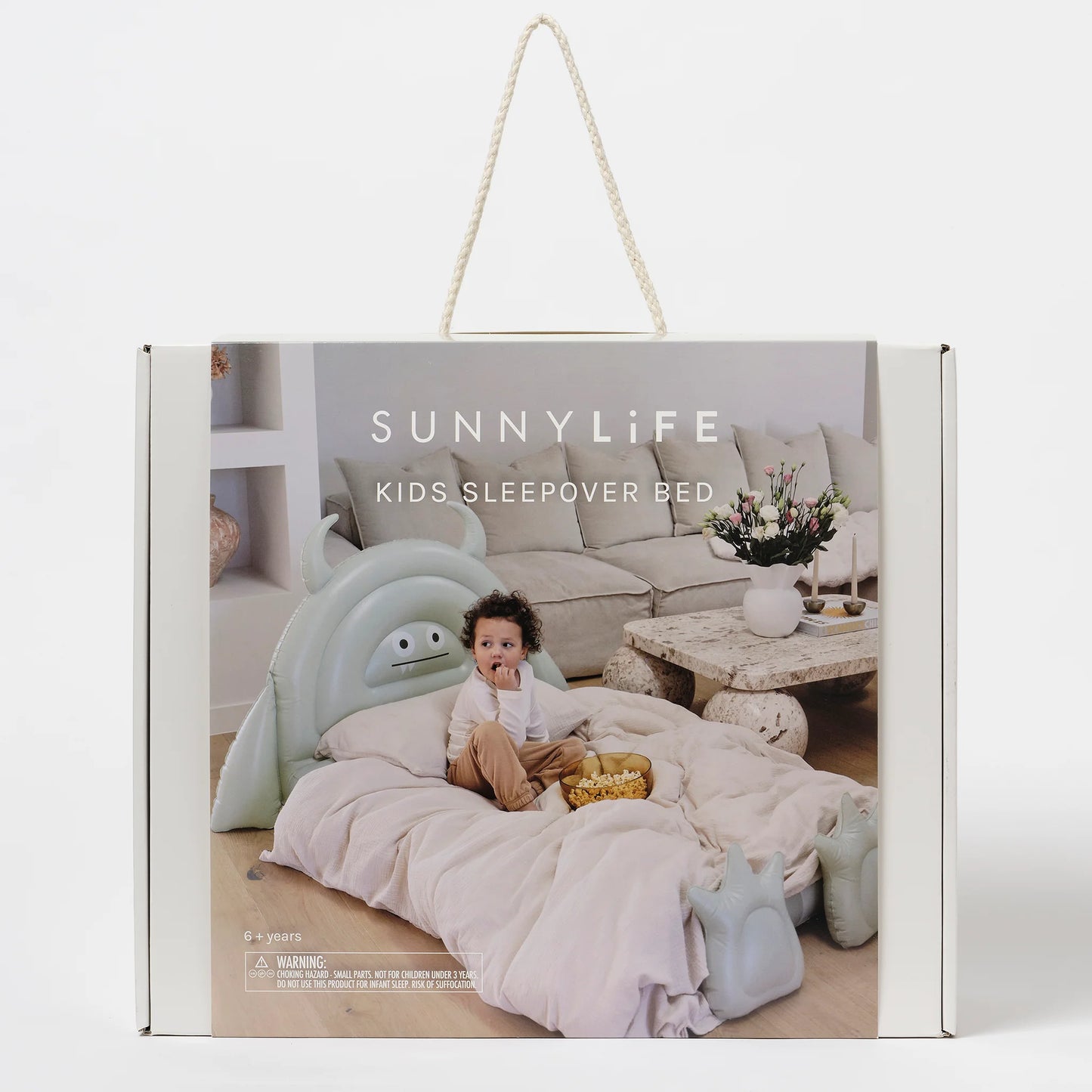 SUNNYLiFE Kids Sleepover Bed | Monster Sage