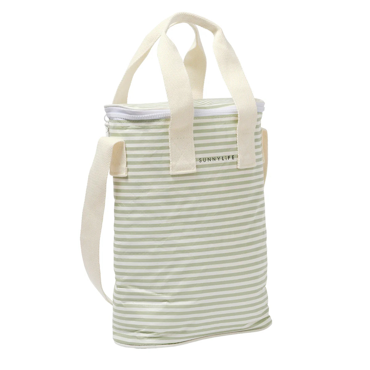 SUNNYLiFE Light Cooler Drinks Bag | Sea Sage Stripe