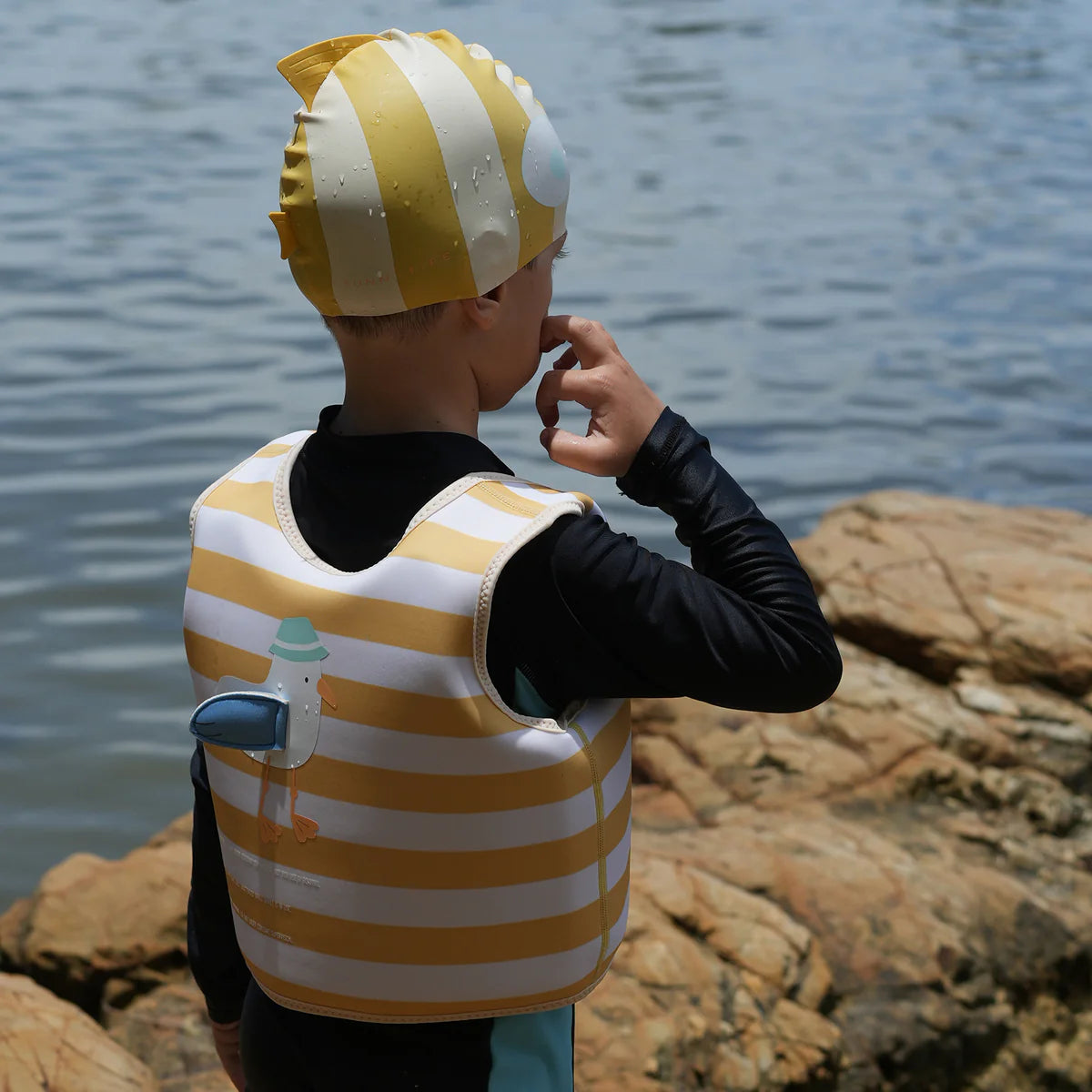 SUNNYLiFE Kids Swim Vest Sammy the Seagull 3-6Y