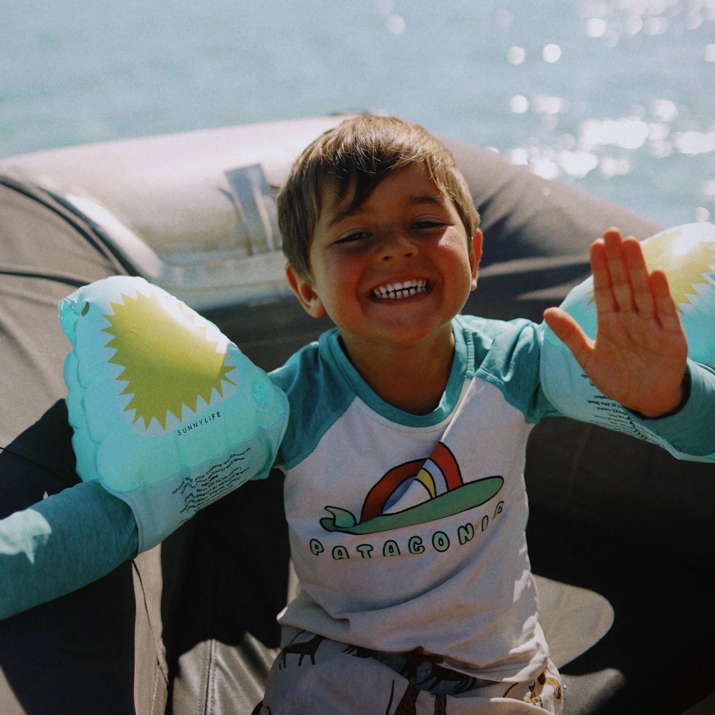 SUNNYLiFE Float Bands | Salty the Shark Aqua