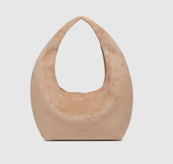 Mini Monaco Suedette Shoulder Bag - Blonde