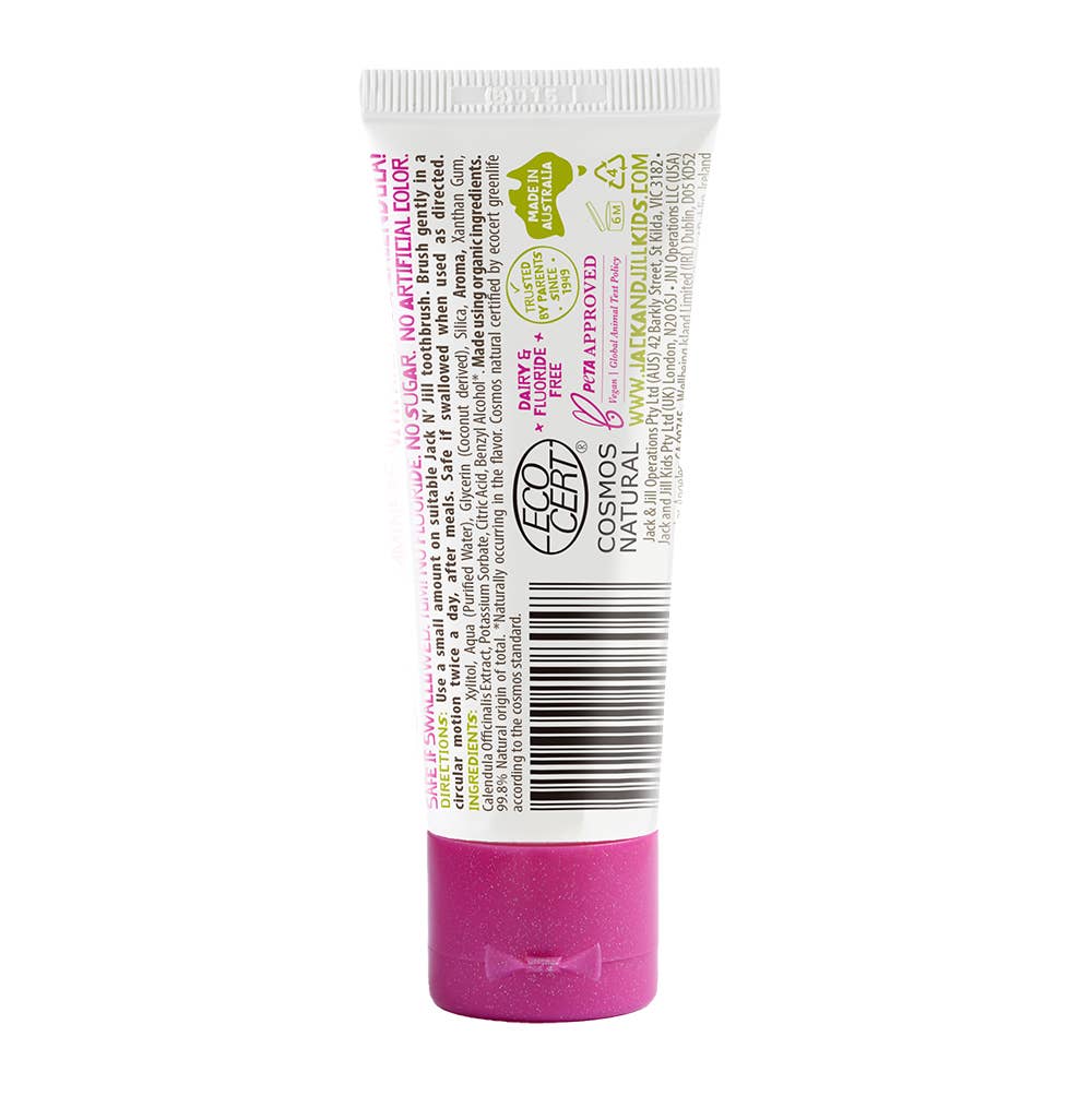 Jack N' Jill Natural Certified Toothpaste Berries & Cream 50