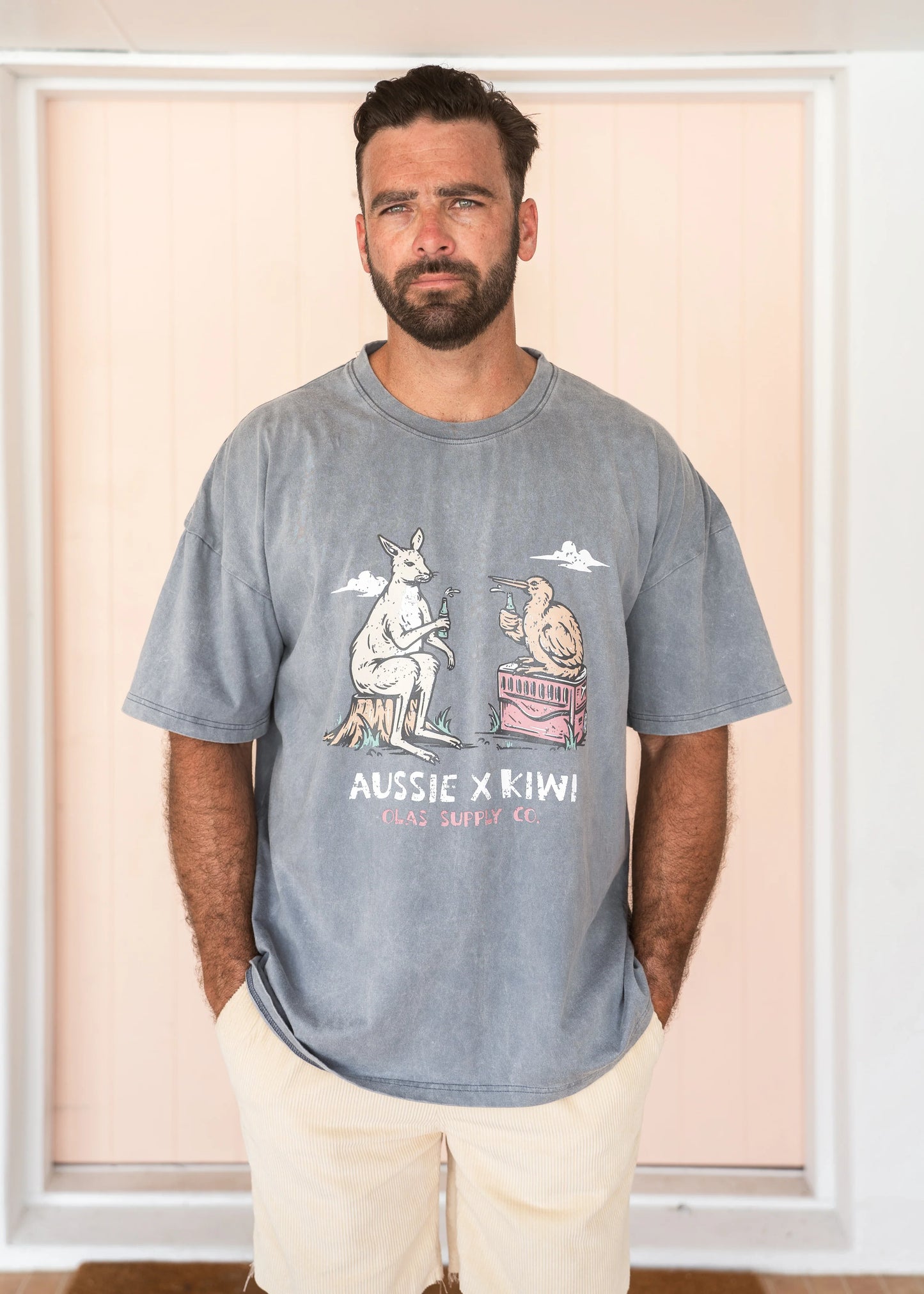Olas Supply Co - AUSSIE X KIWI BOX TEE