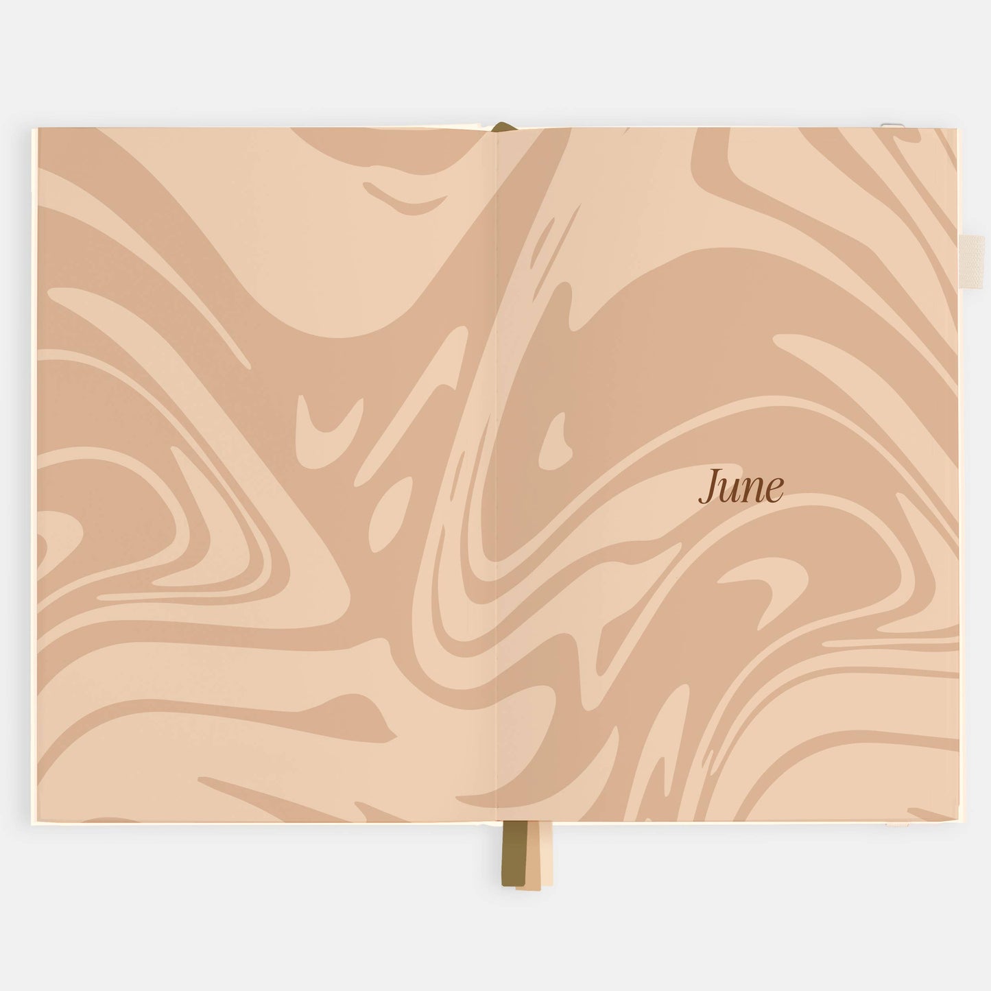 2026 Creme A5 Vertical Planner