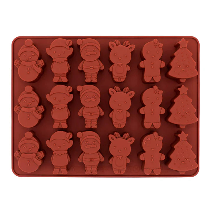 Christmas Mini Poddies® - Chocolate Mould - Rust