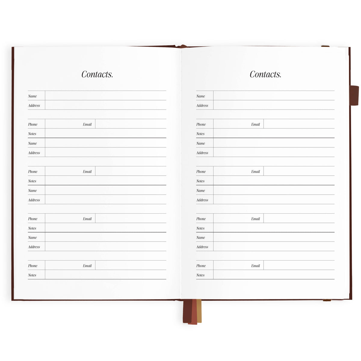 Fox & Fallow - 2027 Chocolate A5 Vertical Planner