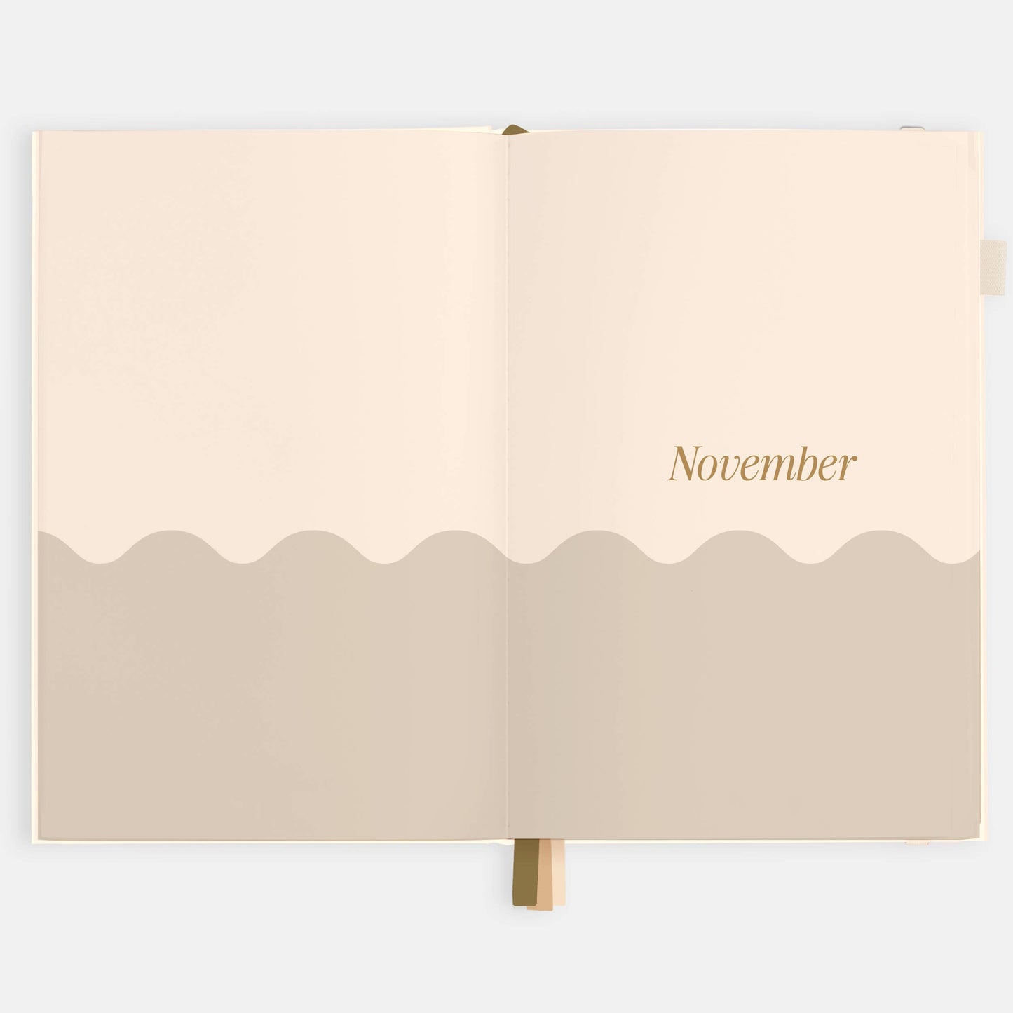 2026 Creme A5 Vertical Planner