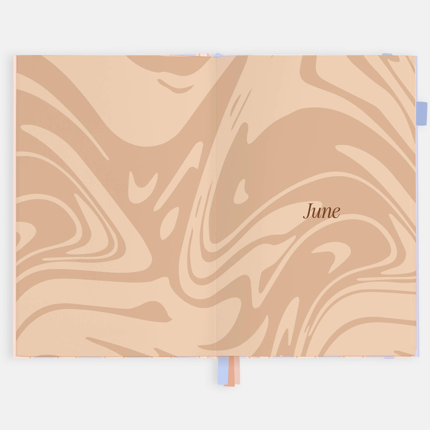 2026 Powder Stripe A5 Academic Vertical Planner