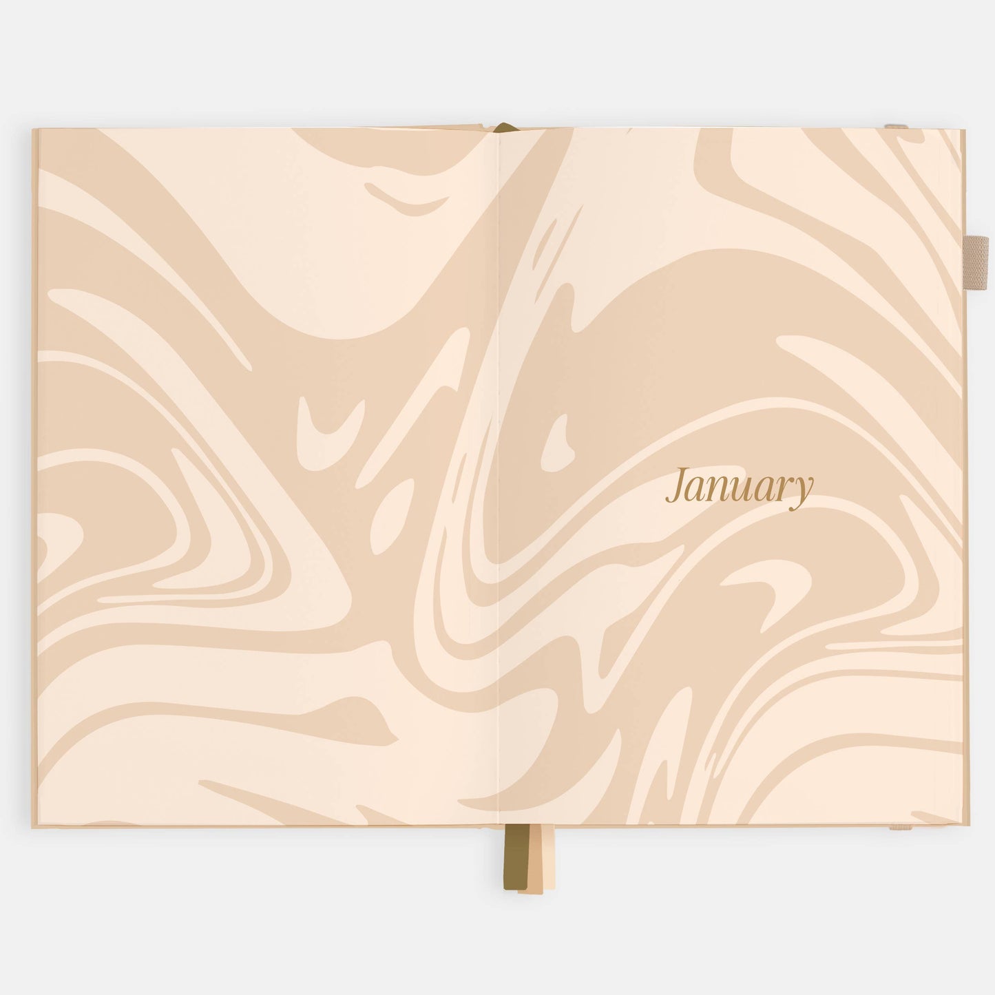 2026 Taupe A5 Horizontal Planner